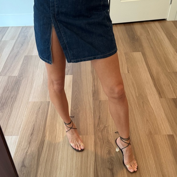 Women's Denim Dress - Picture 3 of 6